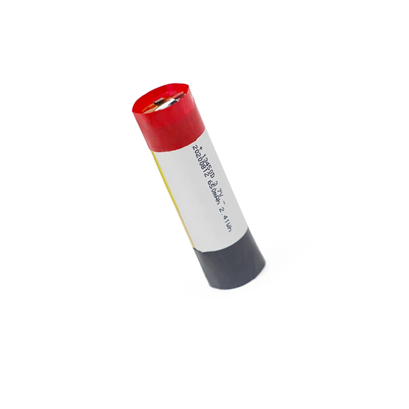 Good performance cylindrical lithium polymer battery 3.7v 500mah for consumer electronics