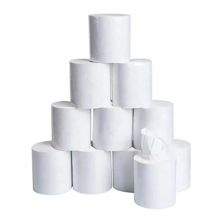 Virgin Wood Pulp Toilet Paper and Paper Towels Coreless Roll Pack for Bathroom Use Top Brands