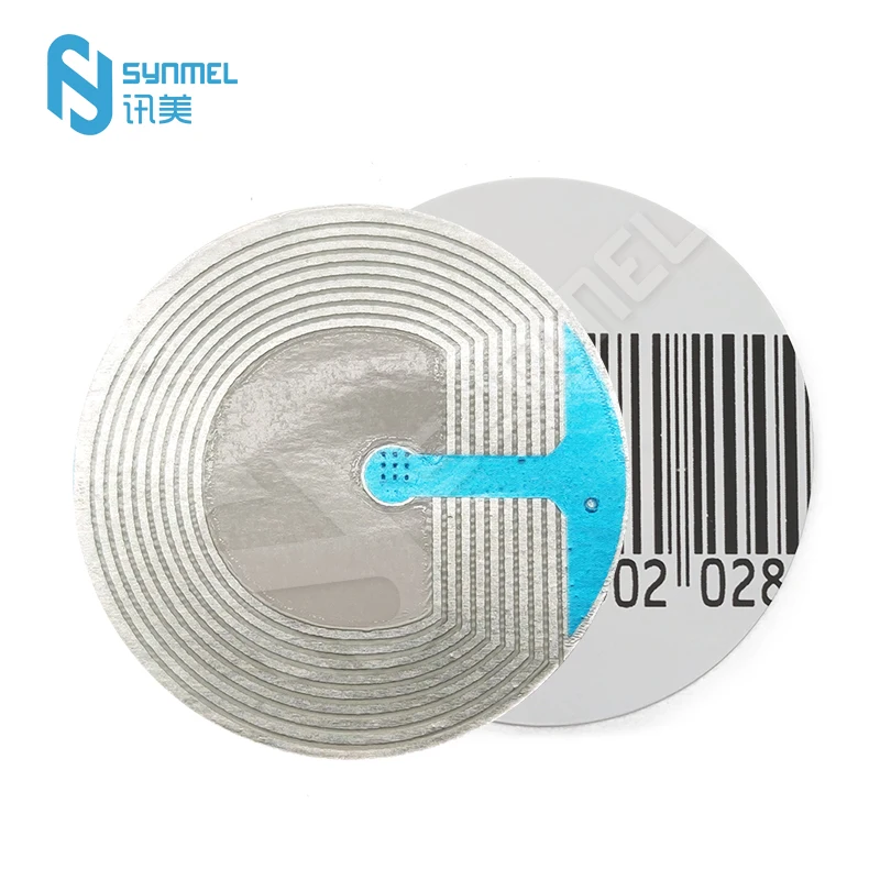 Synmel EAS Anti Theft RF 8.2mhz Soft Label Security Barcode Sticker Labels For Cosmetic Store RF Security System