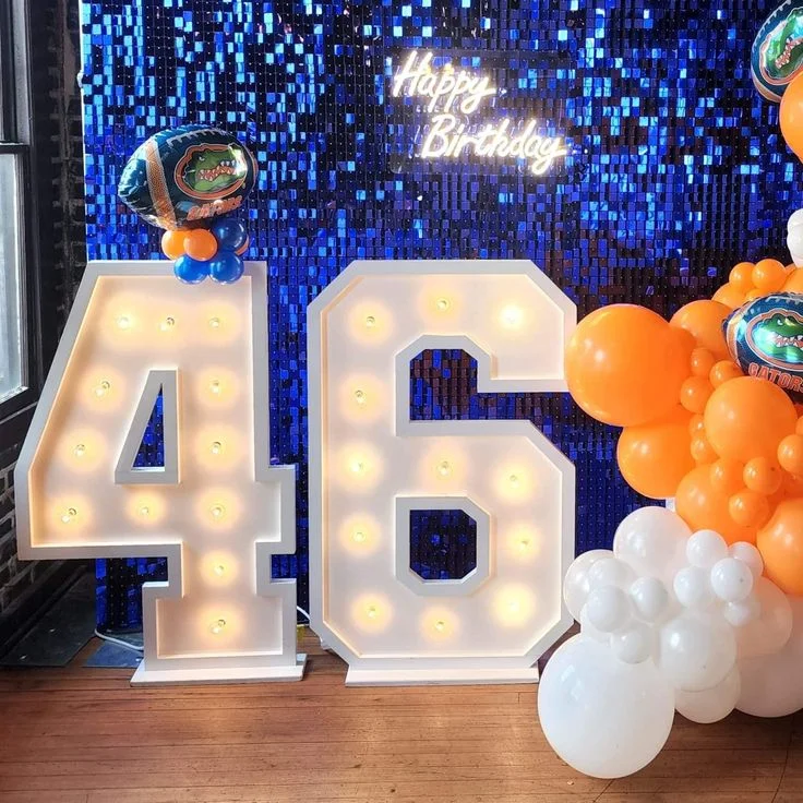 Led Letter Decoration Light 4ft marquee letters Led Alphabet Marquee Light Up Letters Number Lights