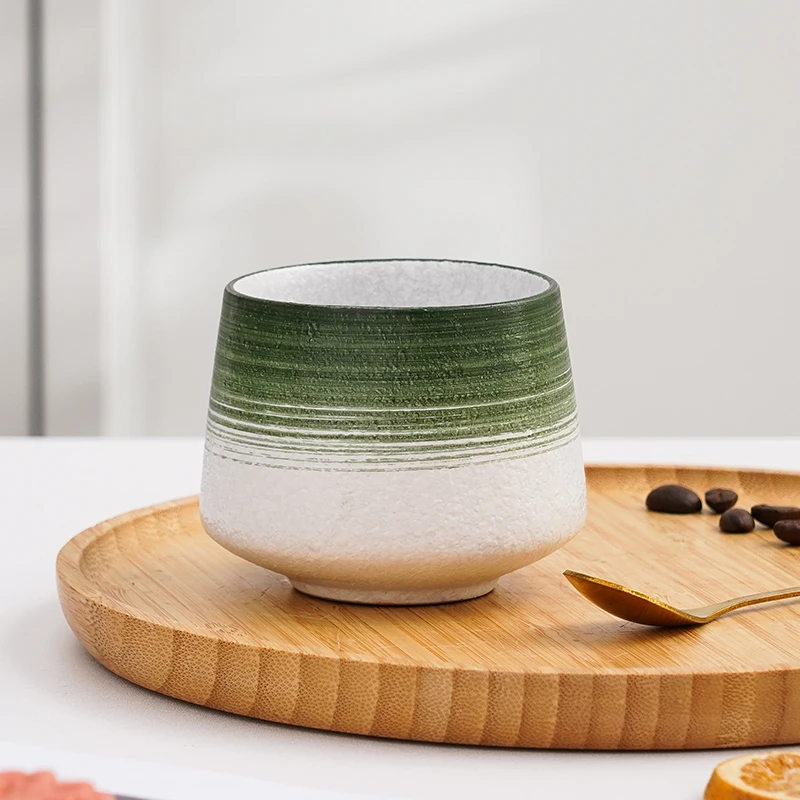 Factory Price Europe Modern Colorful Pottery Matcha Tea Mug Ceramic Tea Mug Coffee Cup Set