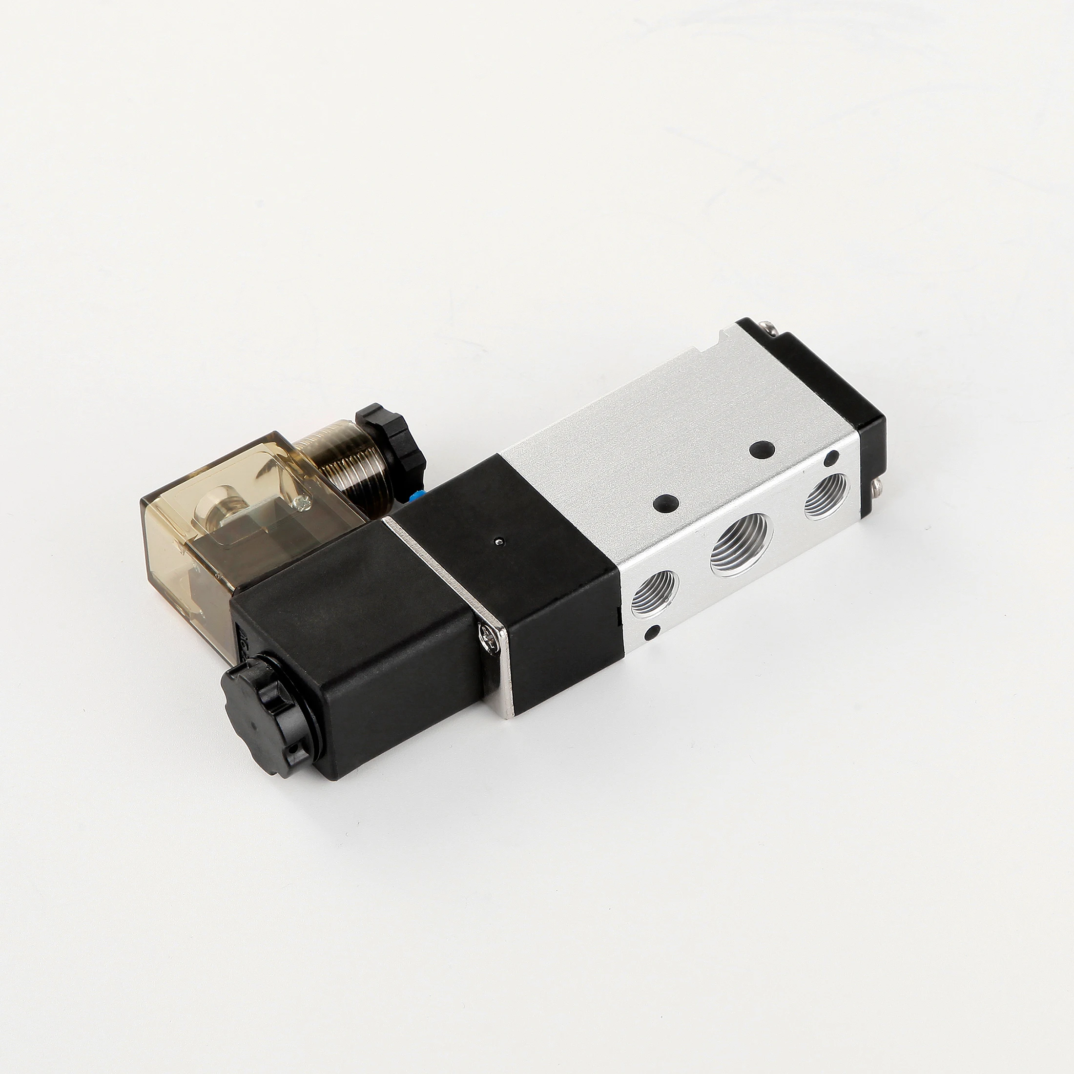 Factory Price 4v410 Solenoid 2 Way 18 Manifold Base Pneumatic Air Valves Airtac Type Solenoid Valve 4v210-08