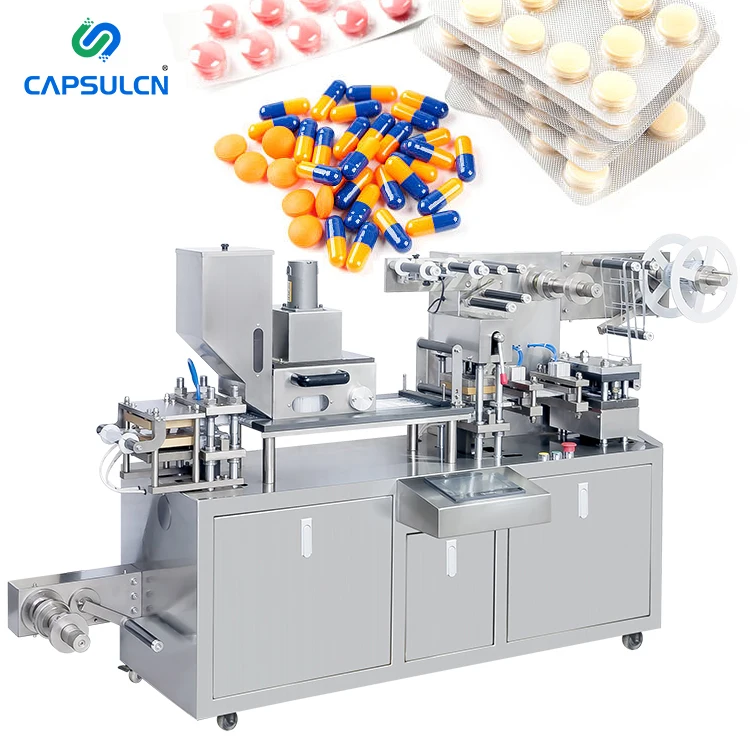 High Efficiency 2100 Sheets/h GMP Certified Full Automatic Rapid Tablet Pill Pack Blister Packing Machine