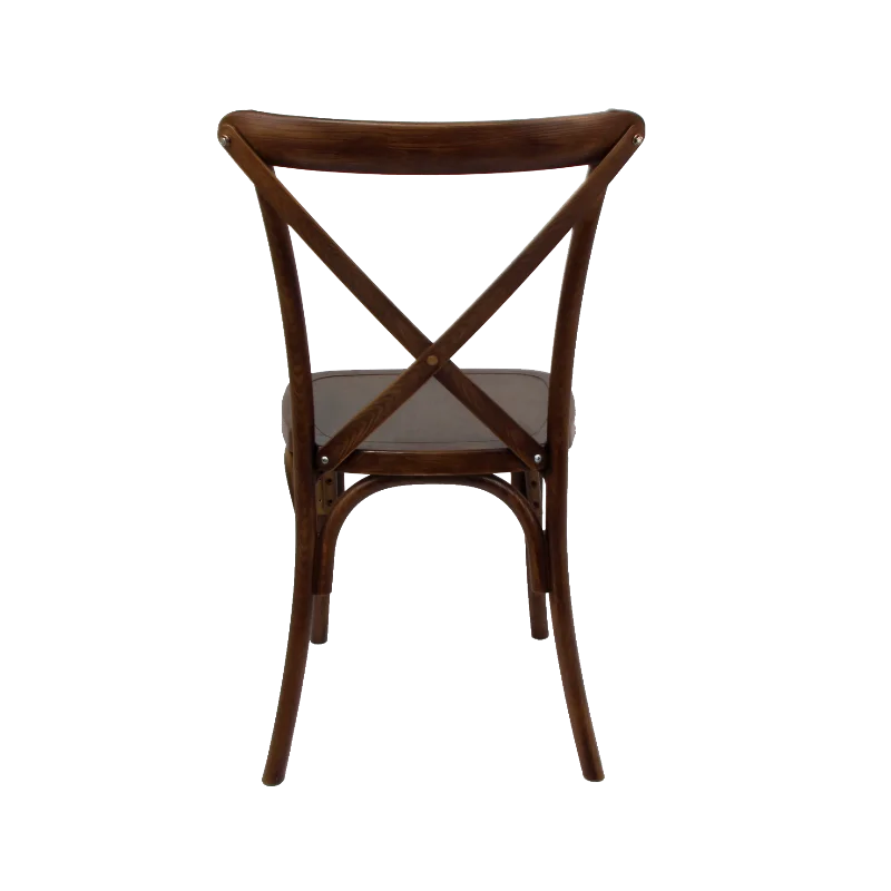 PP Resin Plastic Durable and UV Protected Outdoor Cross Back Chair Resin
