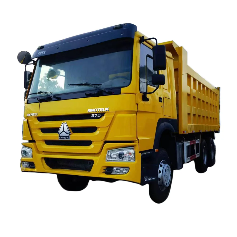 Second Hand HOWO 6x4 10-Wheel Dump Truck New Diesel Manual Weichai Engine Euro 3 Emission Left Right Shacman Heavy Trucksell