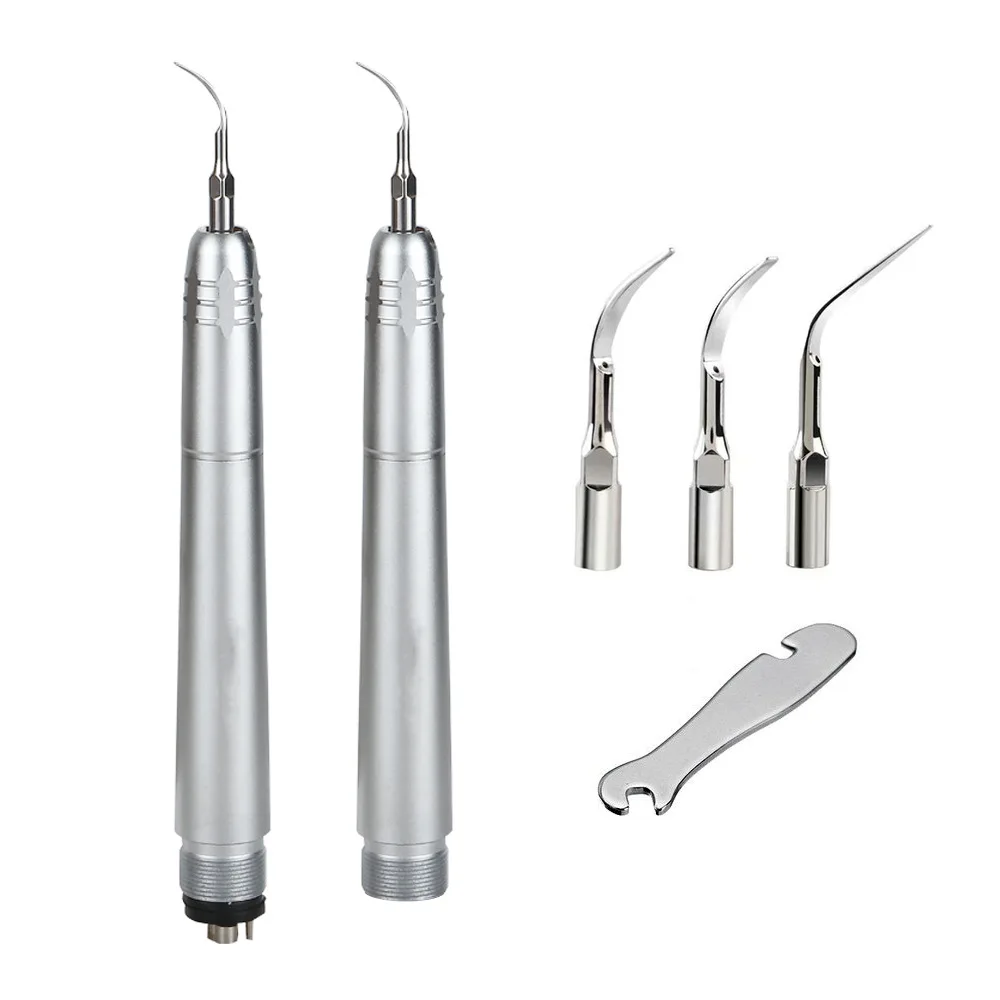 Autoclavable Air Scaler/high Quality Dental Air Scaler with 3 Tips 2hole 4hole Electric Plastic Carton Box CE White Modern 1set