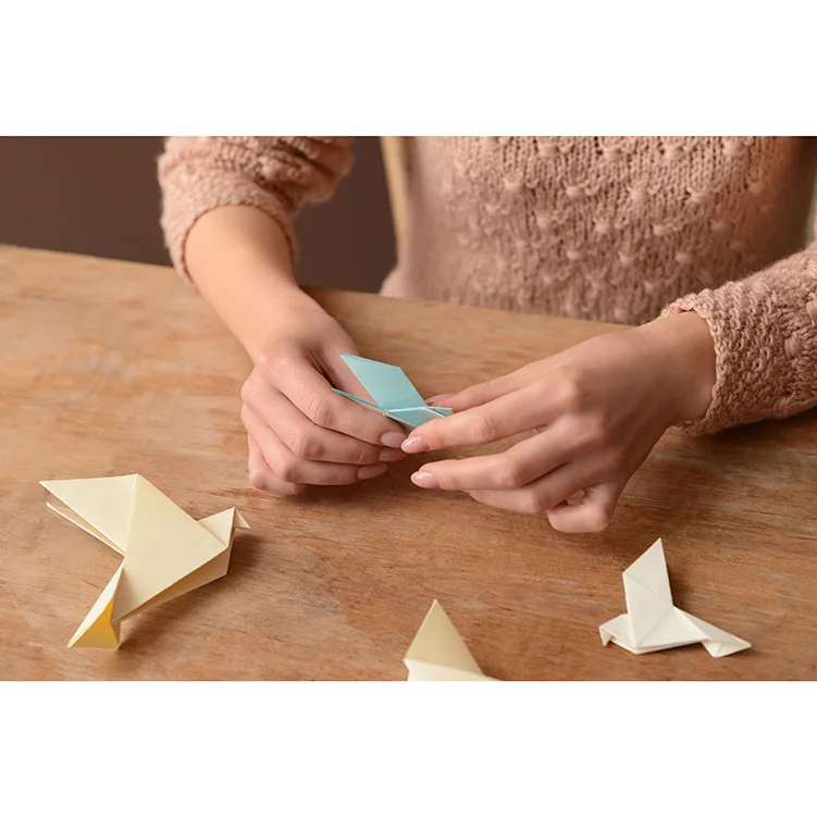
Square Create Various Shapes Paper Origami Paper Crane For Kids 