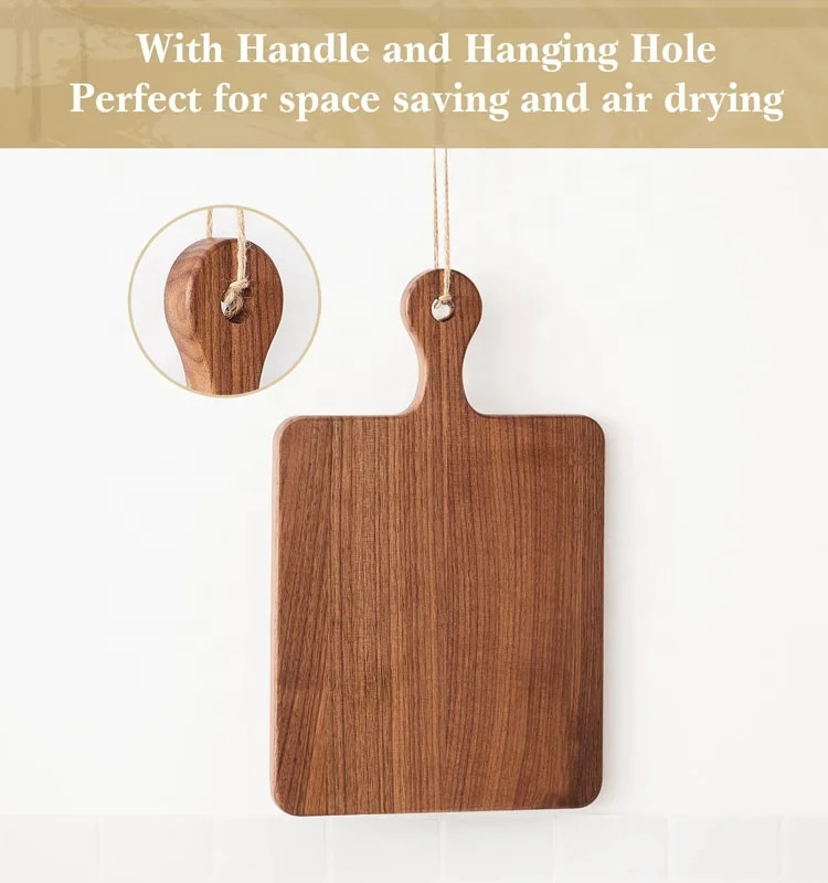 Wholesale Large Natural Wood Charcuterie Cutting Serving Board for Meat Cheese Bread Vegetables or fruit