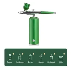 2023 Handheld High Pressure Oxygen Water Jet Oxygen Injection Spray Facial Steamer Mist Nano Oxygen Injector