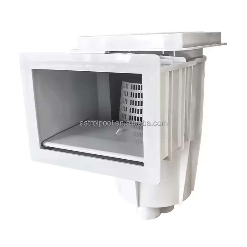 Factory Hot Sale ABS Above Ground Leaf Skimmer Filtration Swimming Pool Wall Skimmer for Concrete Pool