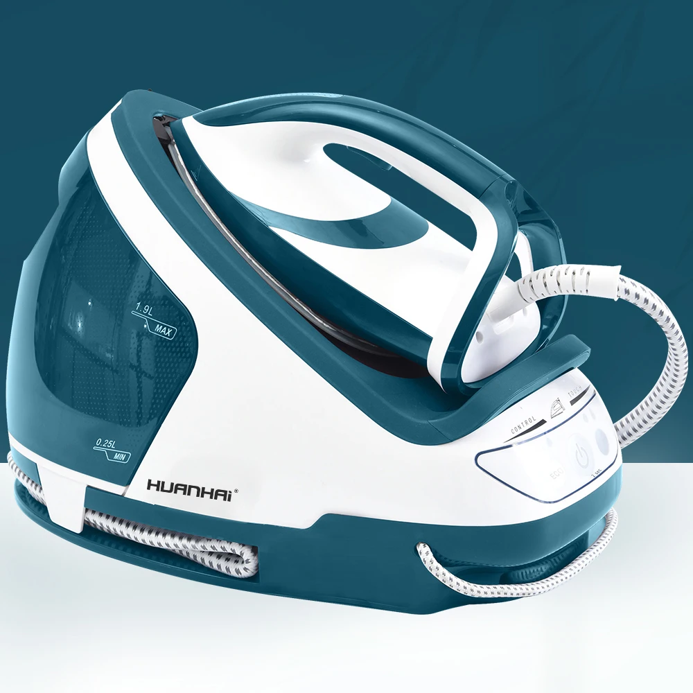 High-power ECO 7.0 bar high performance portable handheld garment steam generator and station iron with boiler