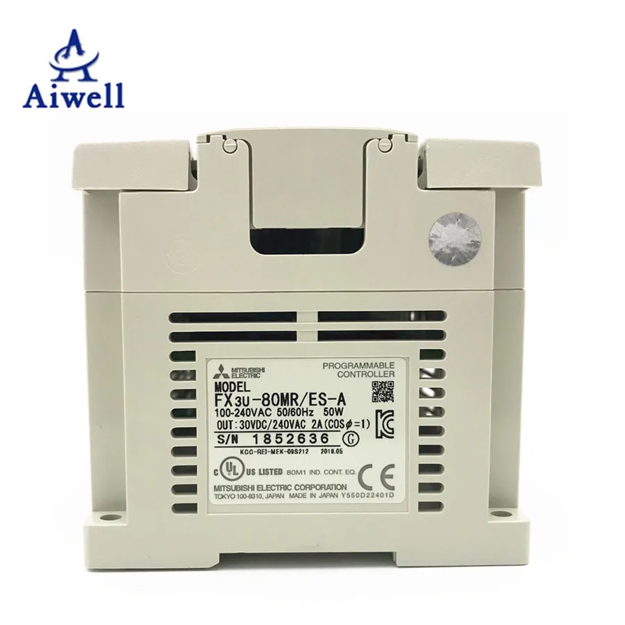  FX 3U 80 м FX3U-80MR/ES-A Mitsubishi FX3U 80MR PLC основные узлы с