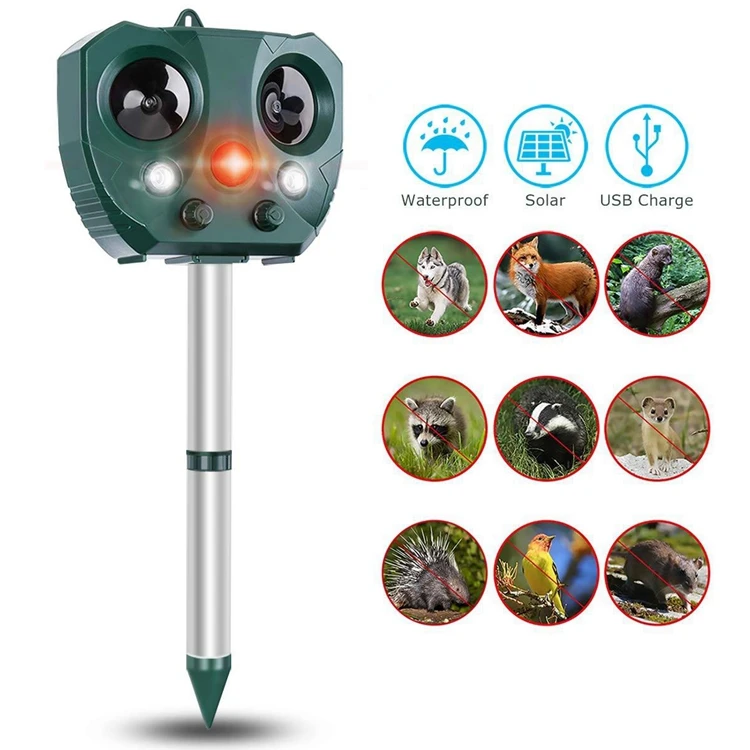 Ультразвуковой Отпугиватель сельскохозяйственных животных, птиц, кошек, змей, Кротов