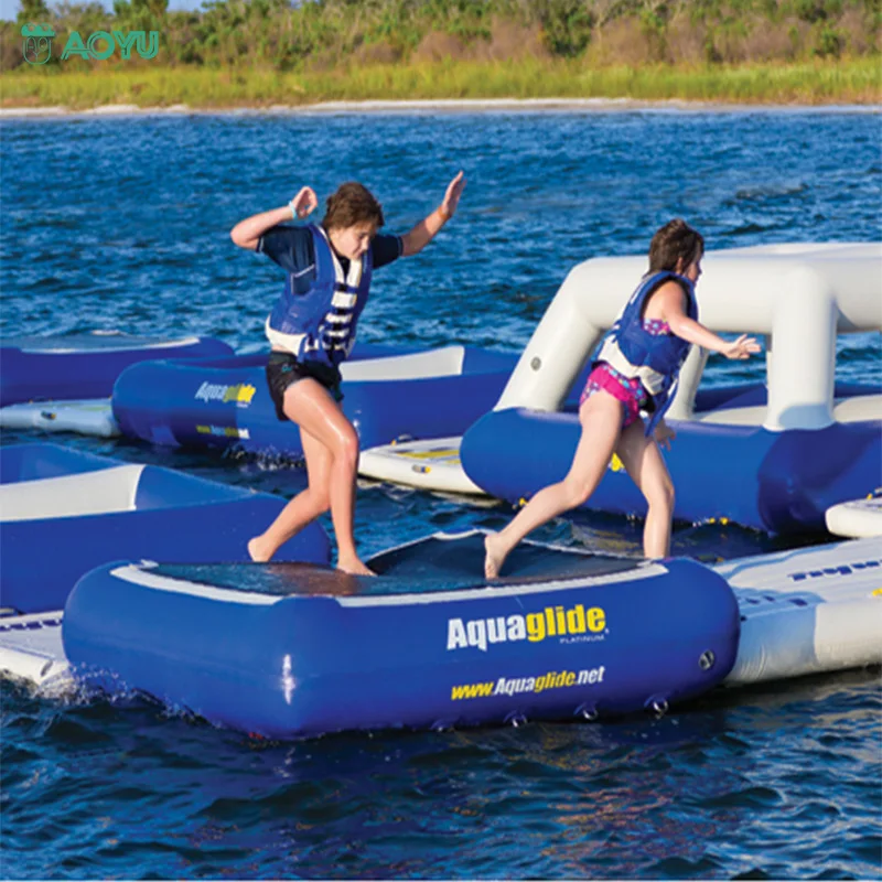 outdoor water park slides equipment inflatable water trampoline commercial inflatable water spray park