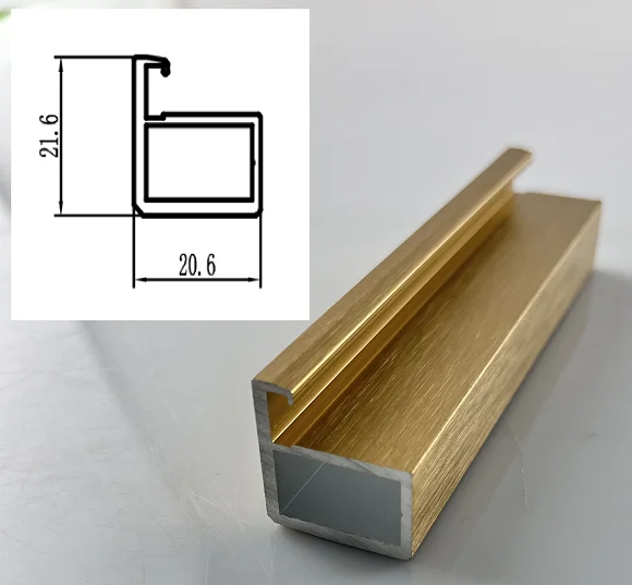 Door Kitchen Frame Wardrobe Glass Cabinet Aluminum Home Furniture Bedroom Antique Modern Aluminium Profiles for Kitchen Door