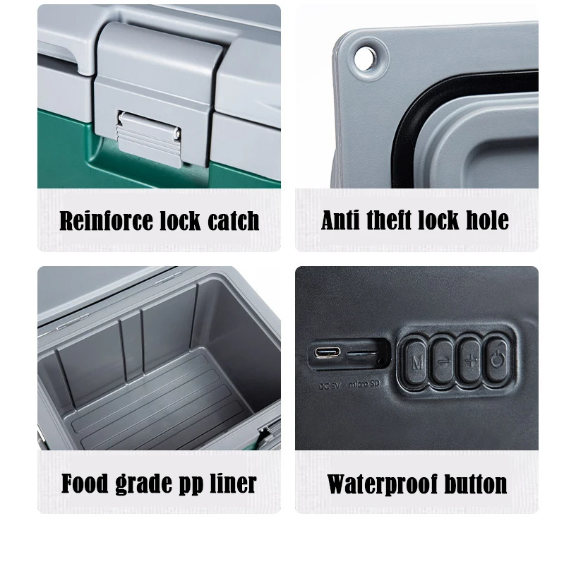 21L Bluetooth Speaker Cooler Bag Box with Thermal Insulation for Beachside Tunes and Refreshments