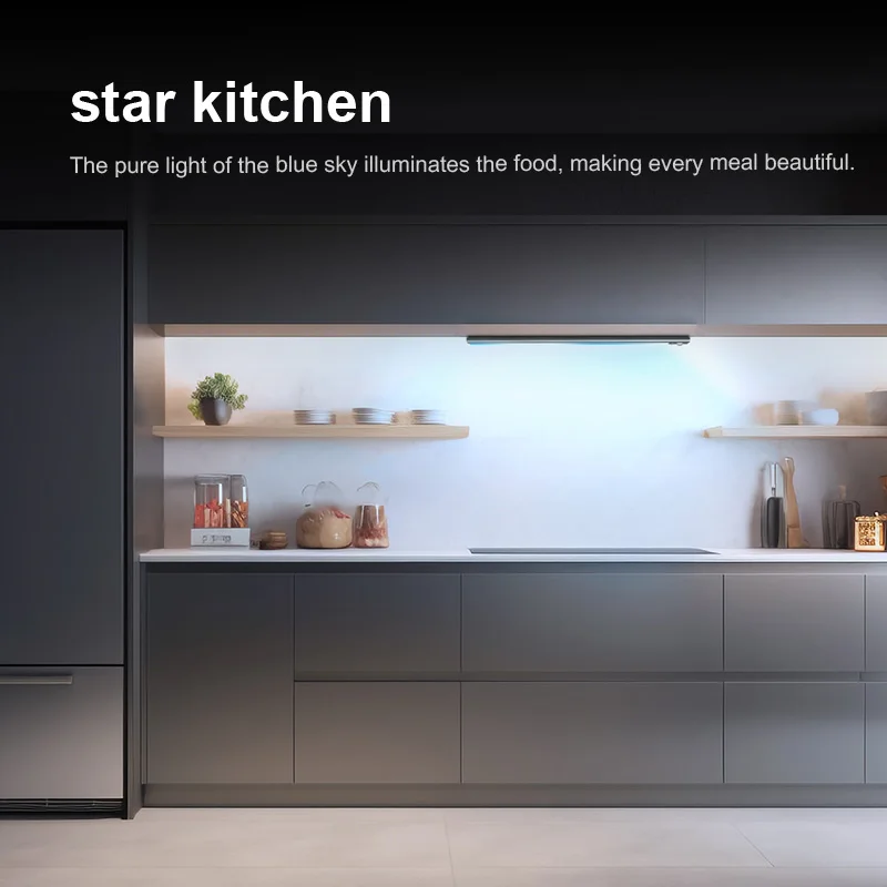 2024 New Under Counter Light LED Under Cabinet Lights Rechargeable for Interior Space Decoration