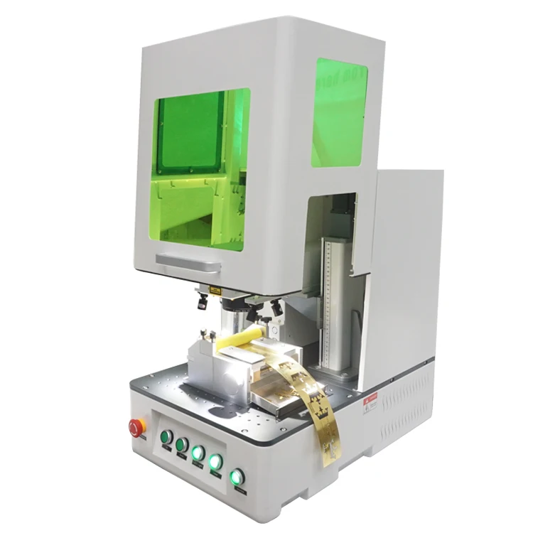100w manual collect Gold silver with vacuum jewelry laser marking machine