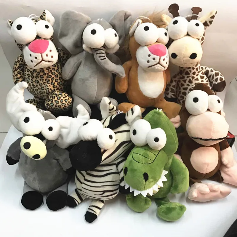 New Wedding Small Gift Vending Machine Plush Doll Forest Big Eyes Eight Brothers Plush Toy