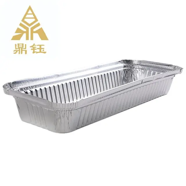 2021 Popular Foil Aluminum large tray factory wholesale price Household Kitchen Chicken Disposable Aluminum Foil Loaf Pan