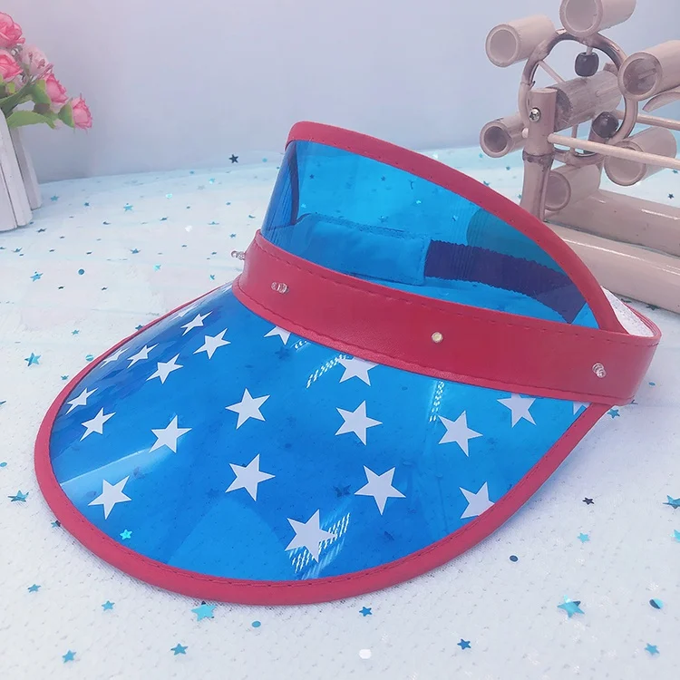 Custom Logo Embroidered printed Cotton plastic uv sun visor hat women Men Hat Led empty top Baseball Light Cap