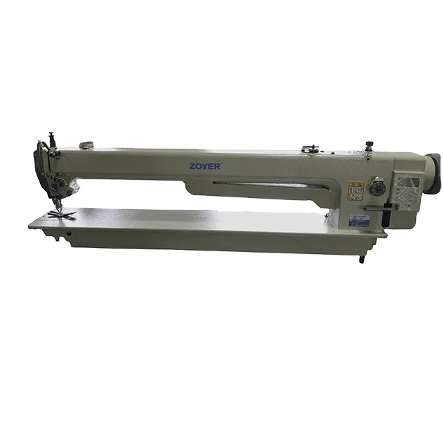 long arm ZY0303D-85 zoyer heavy duty top with bottom feed auto trimmer lockstitch for leather bag