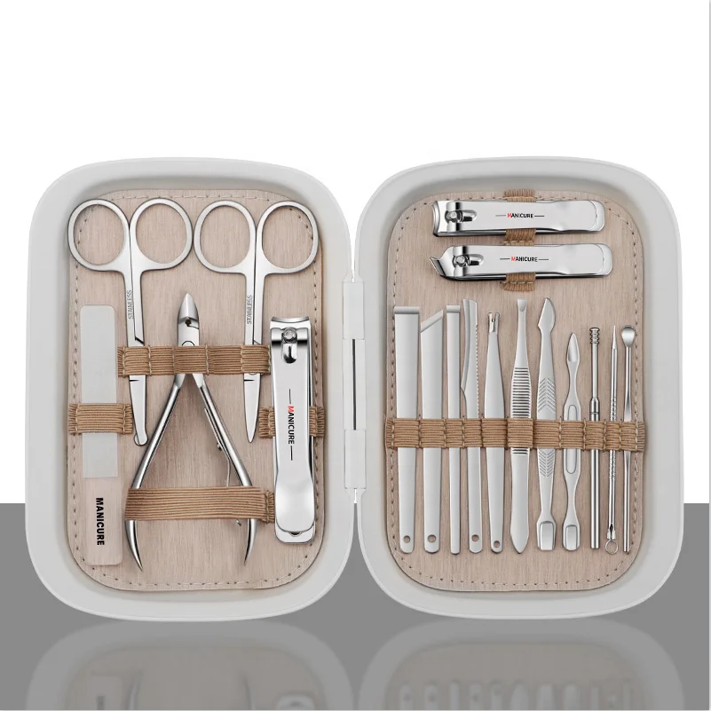 18 шт., профессиональная машинка для стрижки ногтей