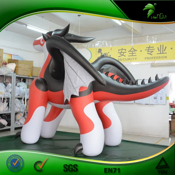 3 D Inflatable Red Dragon Balloon Cartoon Zenith Dragon Character Toy Hongyi SPH Doll