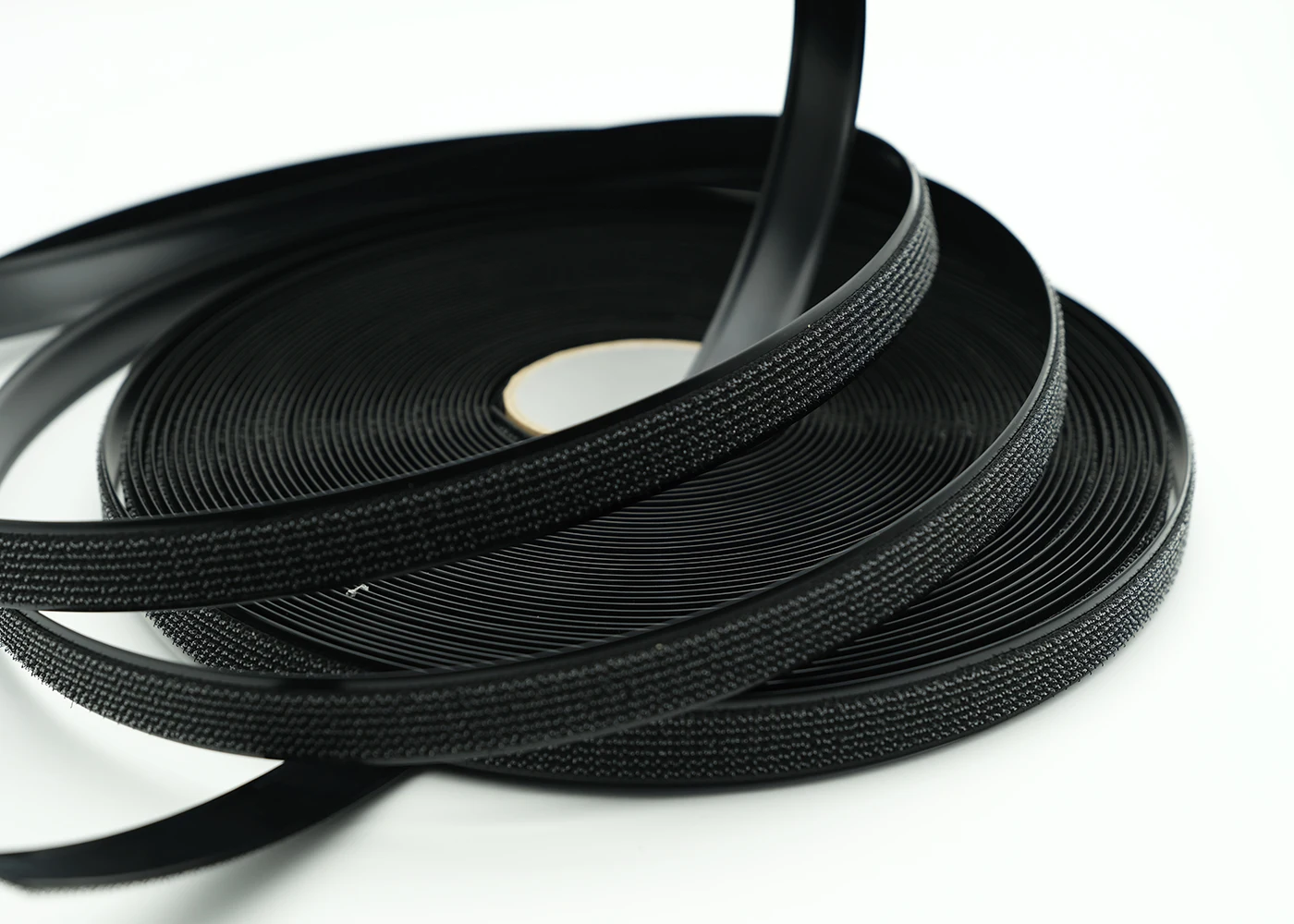 Eco Friendly PUR Adhesive ABS Slot Hook Loop Fastener Strips For Mop And Funiture