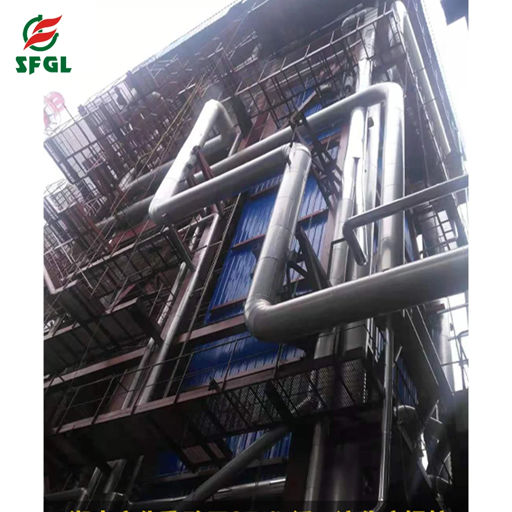 SFG 130t/h Circulating Fluidized Bed Boiler for Clothing Manufacturing Machinery Maintenance