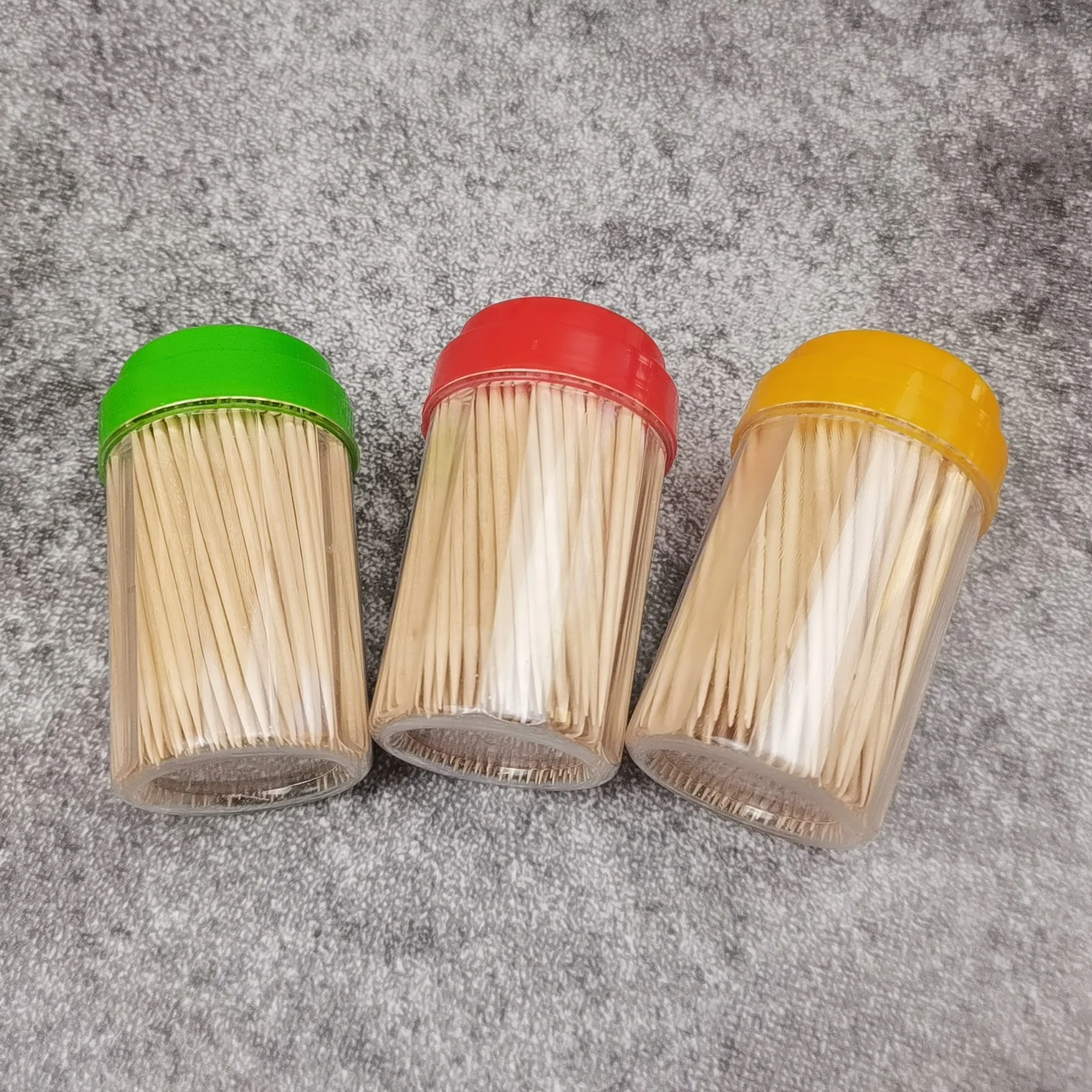 Easy Carry Birch Wood Mint Disposable Wooden Toothpick Double Point Chinese Tooth Cleaning Toothpick
