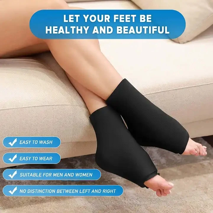 Ankle Ice Pack Wrap for Injuries Reusable Foot Ice Pack Stretchable Cold Pack Compression Therapy