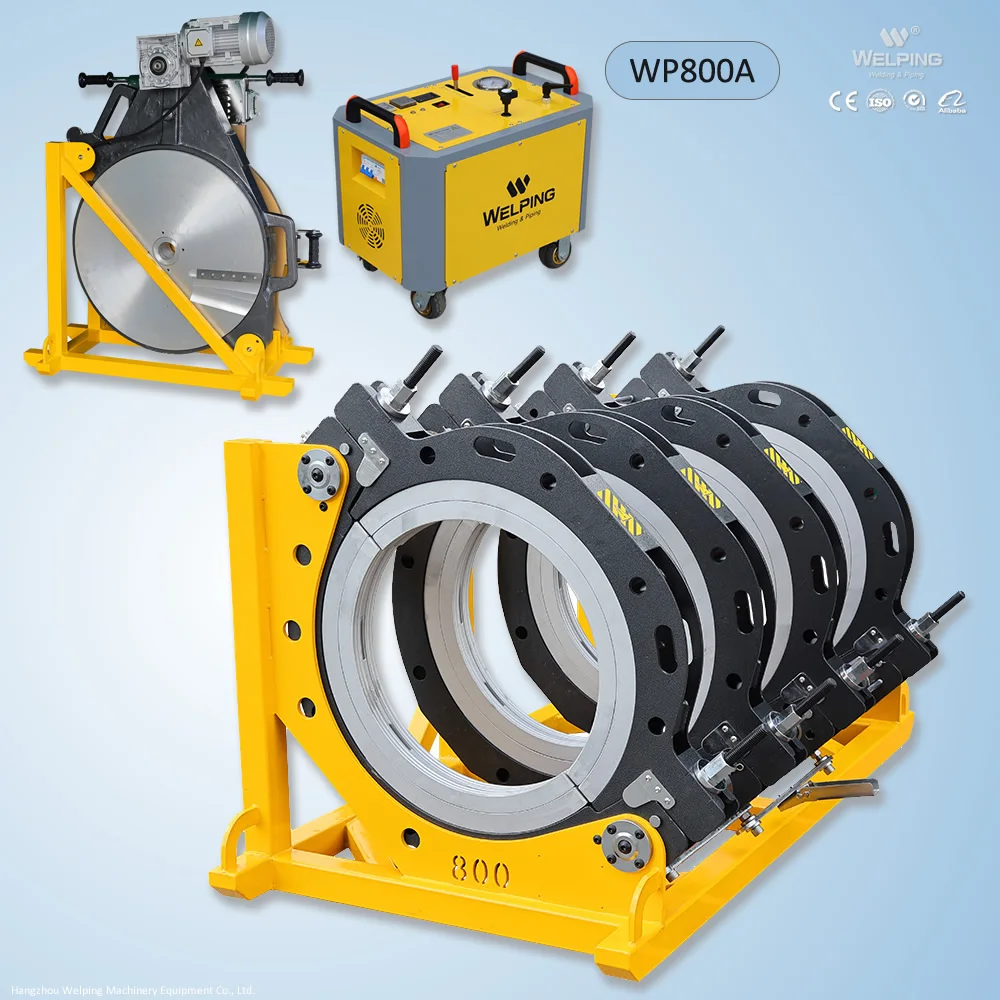 До 800 мм водопроводная труба hdpe pe pp Стыковая сварочная машина WP800A