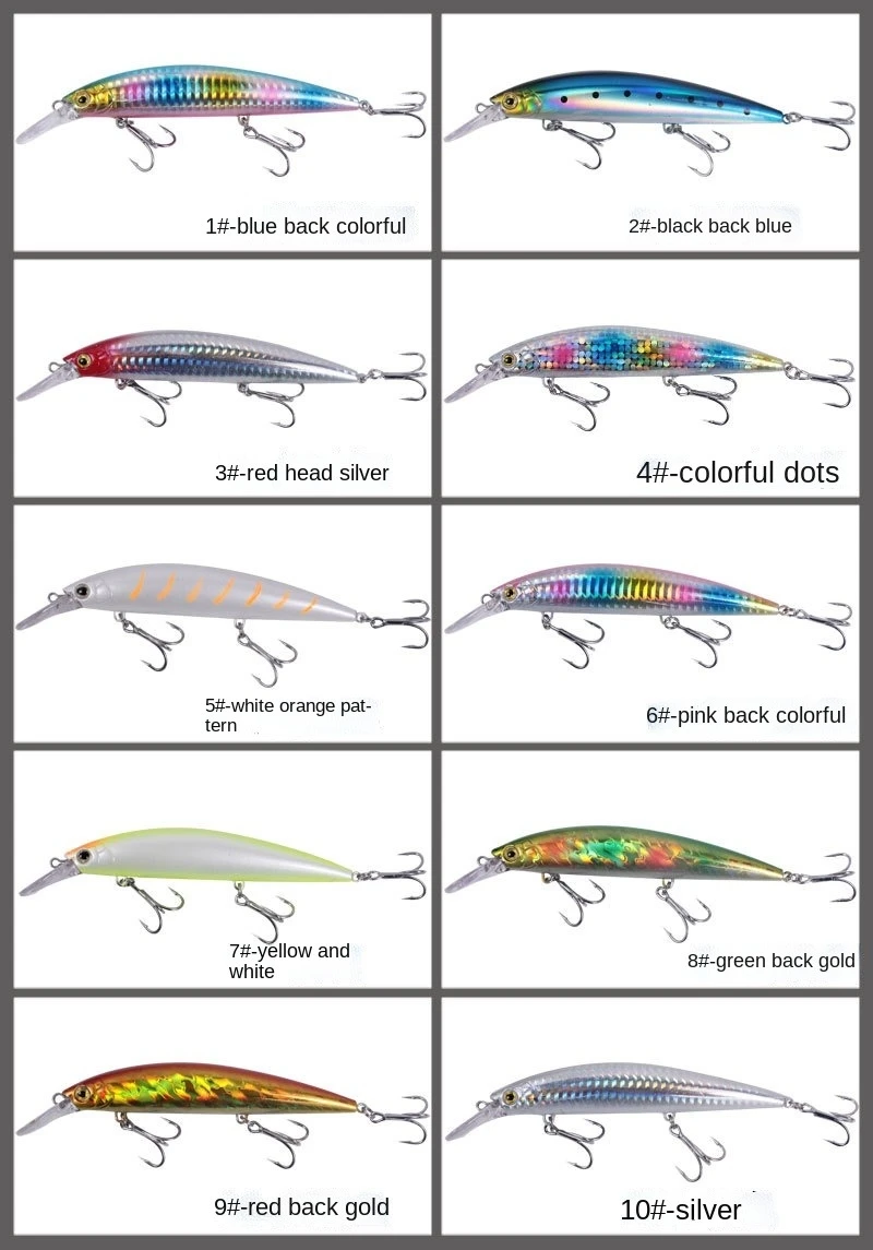 Wholesale 14g/24g/35g Fishing Minnows Bait Bait Peche Senuelo de Pesca um Pan Sea Fishing Repalas