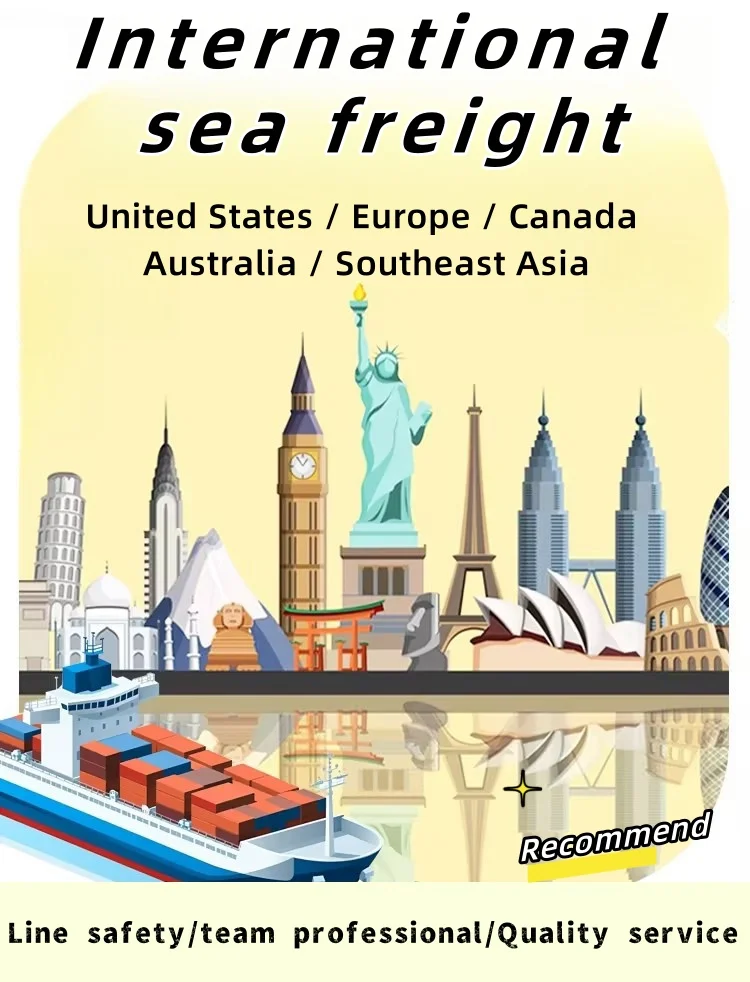 Oversized cargo Shipping agent From China To Usa Canada Europe Sea Professional Logistics Services freight forwarder Company