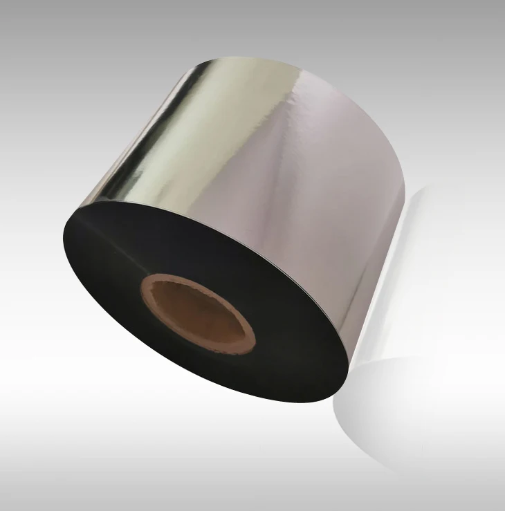 Factory Direct single side heat sealing 18 micro metallized bopp film rolls Cast Polypropylene Film