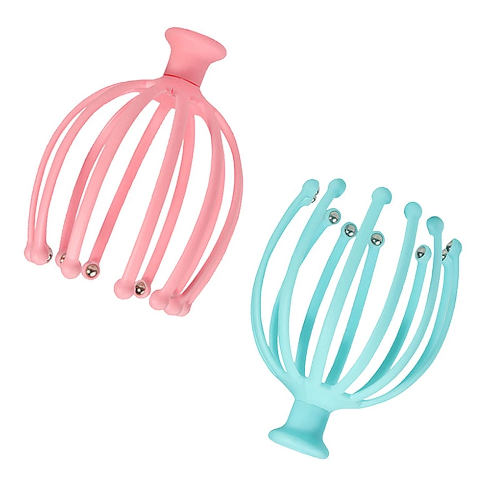 Dropshipping 2021 New model  acupuncture 12 claw Steel Balls Scalp massager for head Massage head massager