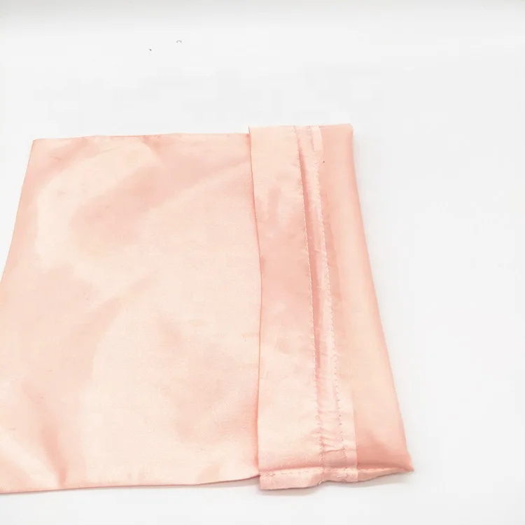 New fashion women RPET satin drawstring bag with logo custom for package satin drawstring gift bag for promotion