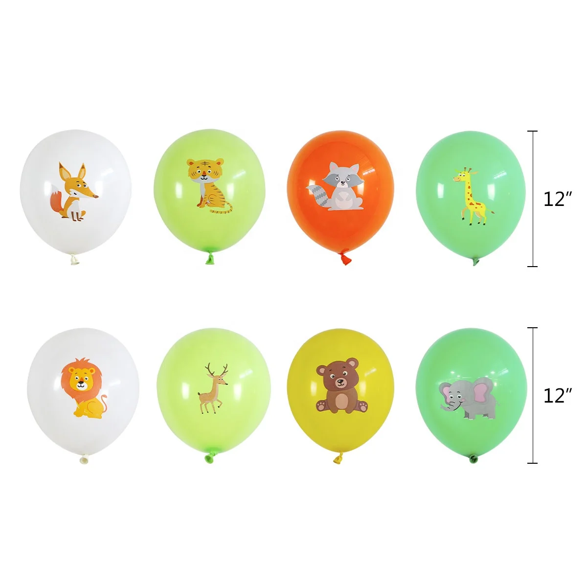 UMISS товары для дня рождения в виде животных джунглей включают лозы, баннер, фольгированные воздушные шары, лучше всего подходят для украшения детского дня рождения