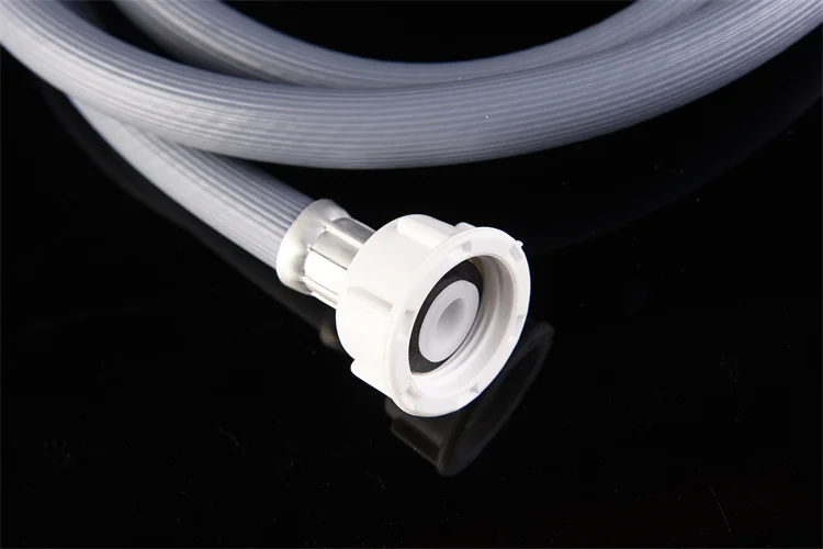 Flexible Pvc Washing Machine Plastic Corrugated Drainage Drain Water Inlet Pipe Hose Fittings
