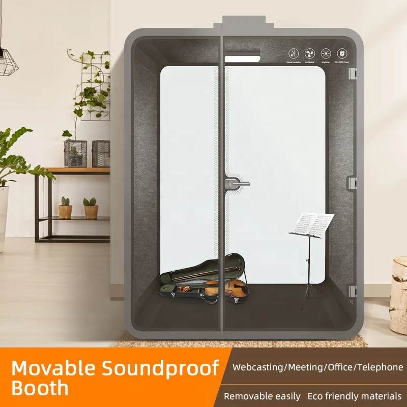 Простая установка акустическая Звукоизоляционная барабанная камера телефонная будка офисная частная Бесшумная
