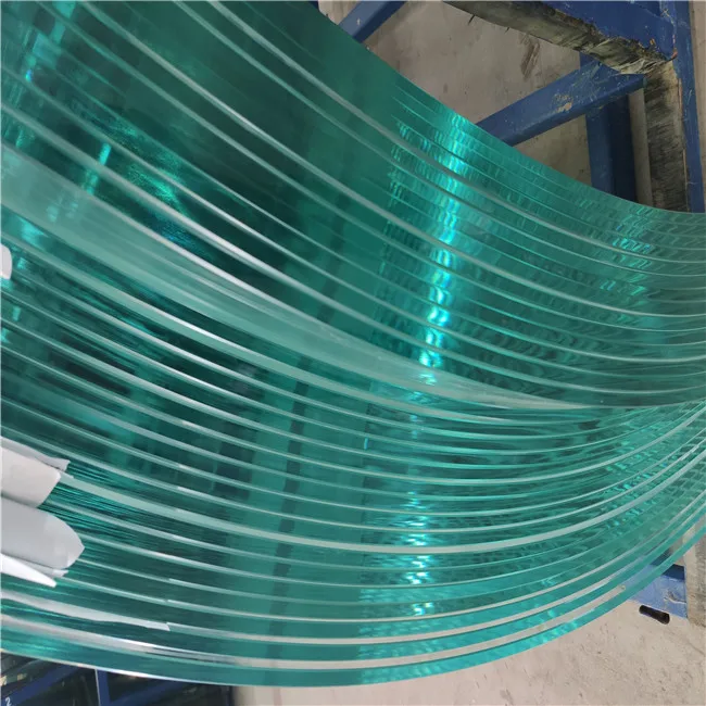 High safety 18.28mm heat strengthen curved glass railing 8+2.28+8mm 886 laminated glass price