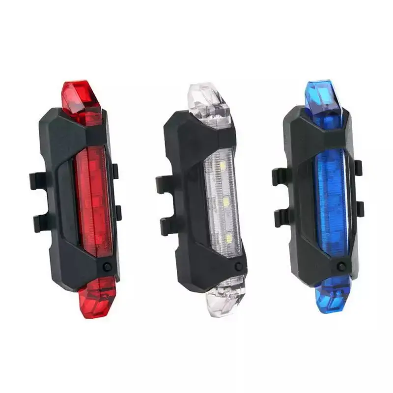 Factory Price LED USB Rechargeable Safety bike rear light LED trailer tail lights tail light fiesta