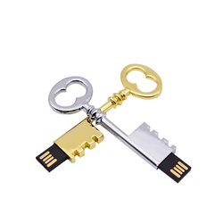 Высокое качество Новинка ключ USB флэш-накопитель в форме классический мини металлический флэш-накопитель USB в ретро-стиле в форме ключа memory stick