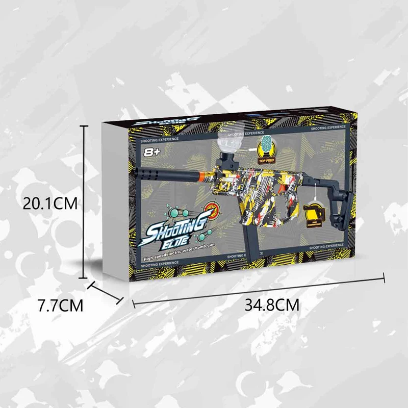 Simulation plastic gel electric water gun adult toys soft bullet sniper hydrogel bullet shooting water gun toys