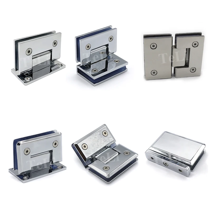 High strength shower glass door hinges used for Bathroom hardware