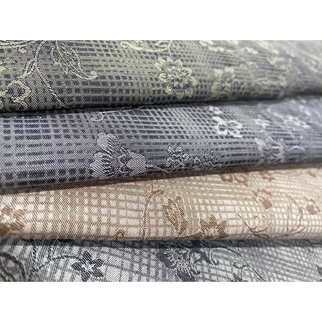 Custom made Japan yarn dyed shirt tear resistant brocade cool woven rolls floral fabric