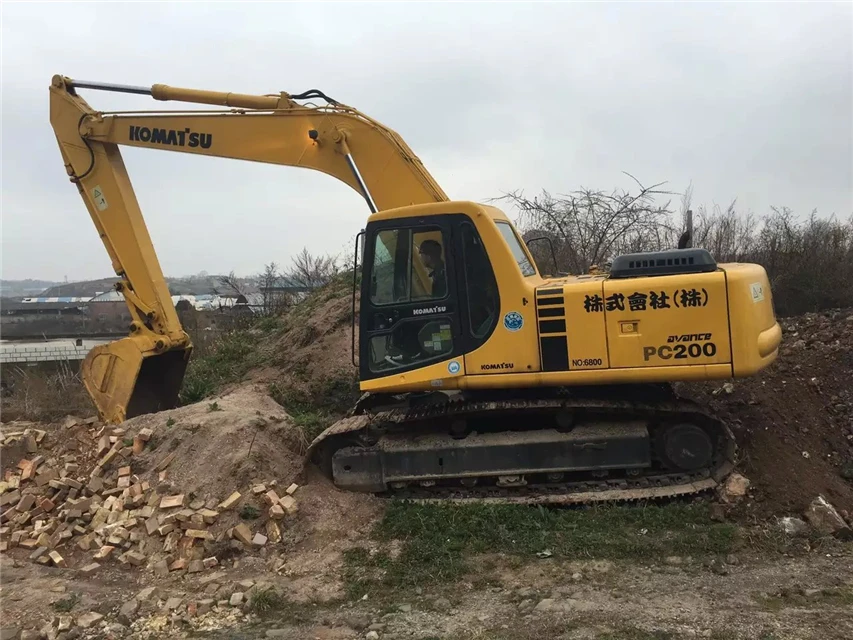 Используемый лидер продаж высококачественный японский экскаватор komatsu pc200-6 ПК 200 200-6 шт. продажа по низкой цене