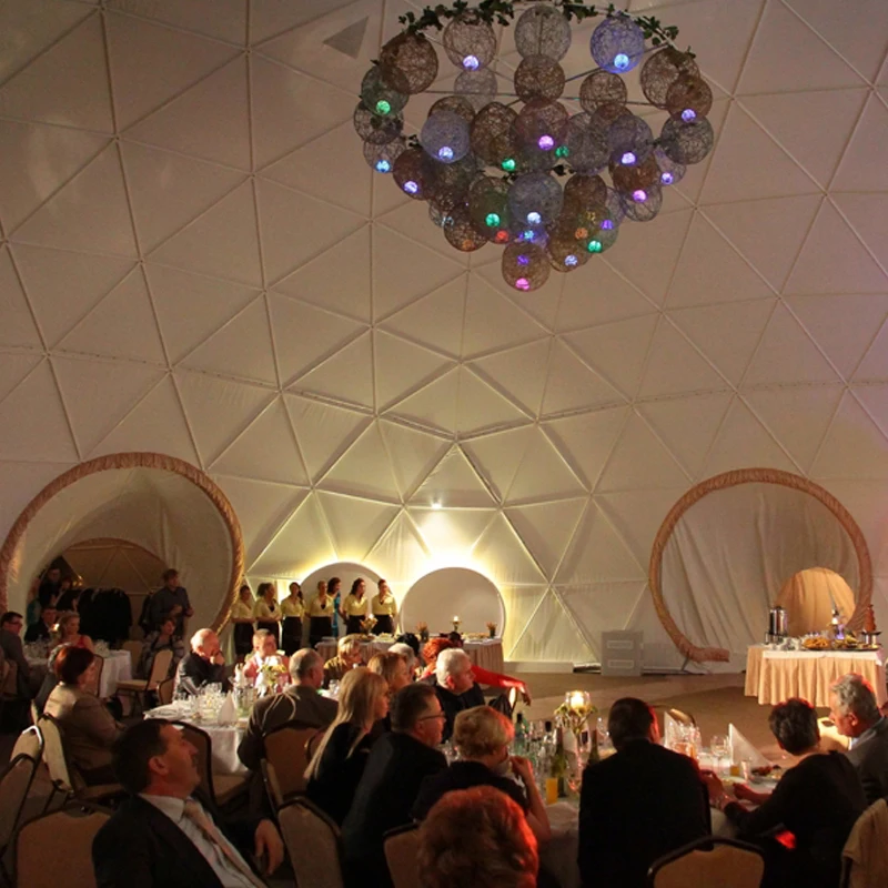 Geodesic Wedding Dome Circus Teepee Tent For Big Party Glamping