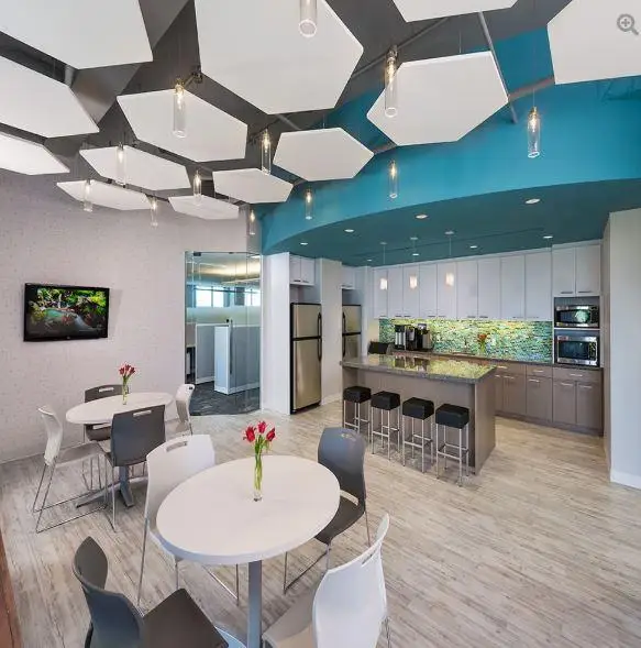 fiberglass hexagon hanging suspended ceiling acoustic panels acoustic baffles